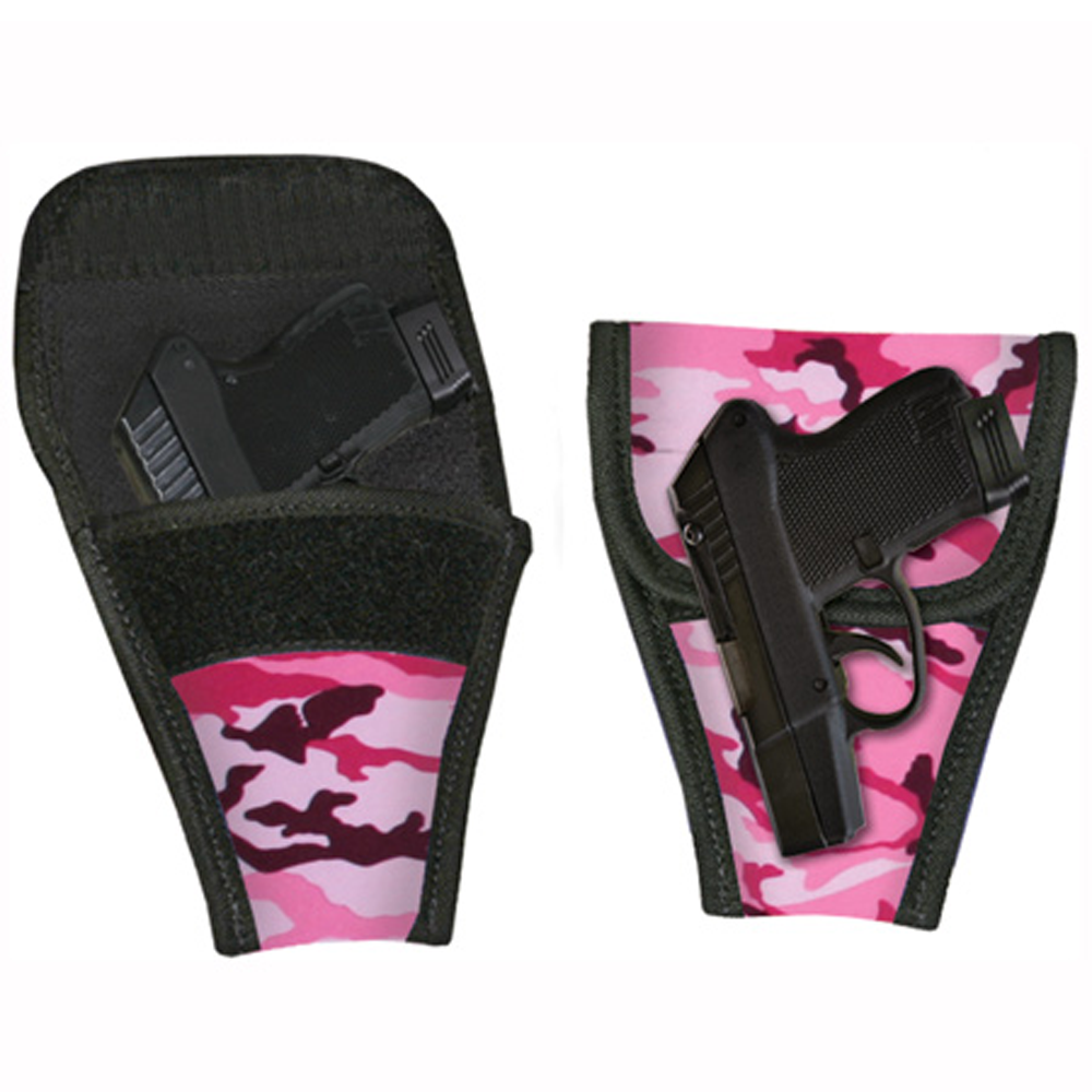**Pink Camo Gun Holster for Revolvers and .380 .32 Caliber Autos