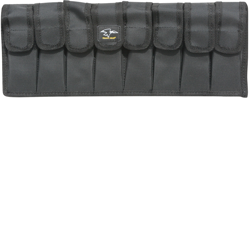 Pistol Magazine Pouch Eight Pocket Hook and Loop MOLLE and Belt