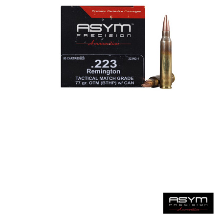 223 Remington Tactical Open Tip Match 77 Grain - 50 Rounds - ASYM Ammo