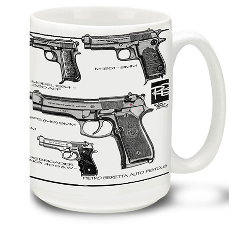 Beretta Weapons of the World Coffee Cup Mug