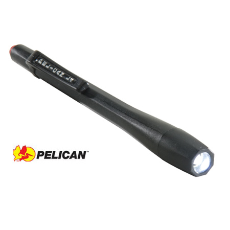 Pelican L4 1830 LED Flashlight Black Pen Light with 3 AAAA Batteries