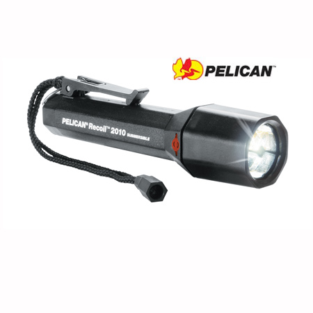 Pelican SabreLite 2010 Recoil LED Flashlight Black with Twist Lens