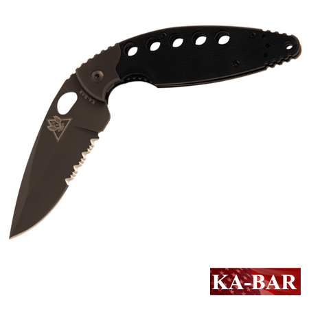 Kabar TDI Law Enforcement Folder Knife - Serrated Edge - Ka-bar Knives
