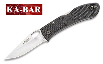 Dozier Folding Hunter Knife with Thumb Notch - Ka-bar
