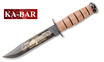 Kabar Pearl Harbor 60th Anniversary Knife - US Army - Ka-bar