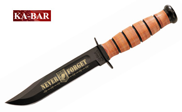 Kabar POW MIA US Navy Commemorative Fighting Utility Knife - Ka-bar
