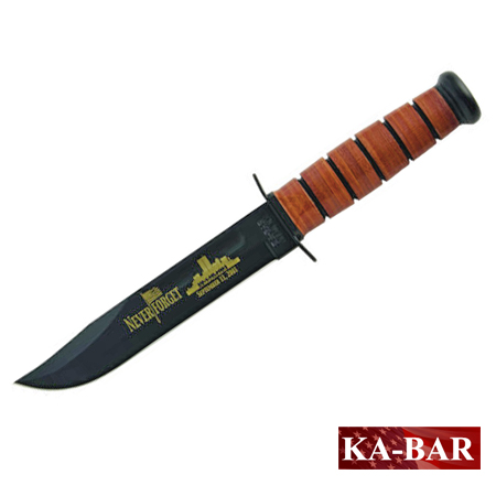 Kabar USMC 9/11 Never Forget Commemorative Knife 9165 - Ka-bar Knives