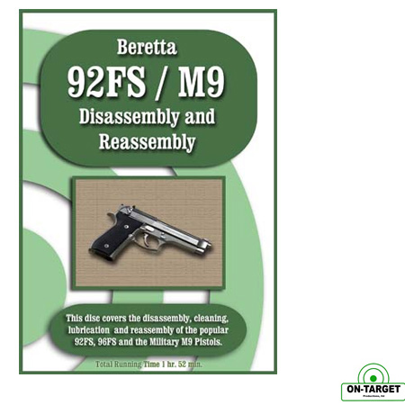 Beretta 92FS M9 Disassembly and Reassembly DVD Guide - On Target Video