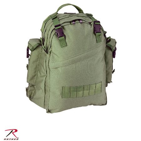Special Forces Tactical Assault Backpack Bag - Olive Drab - Rothco