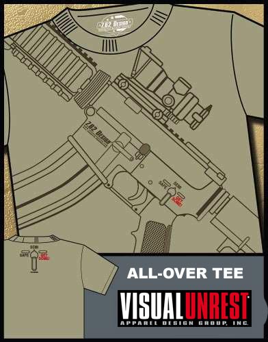 * Get Some T-shirt - All Over Tshirt - Visual Unrest - 7.62 Design