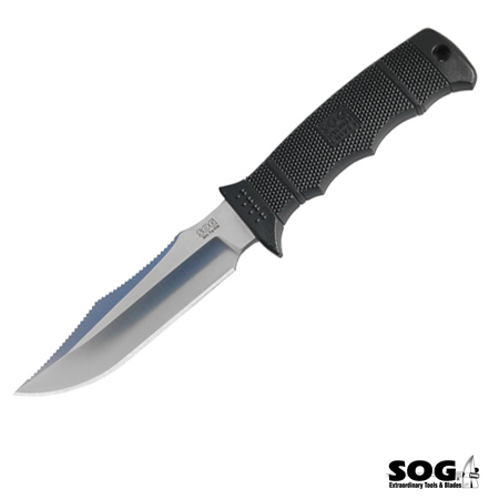 Seal Pup Elite Knife - Satin Finish Straight Edge Blade - SOG Knives