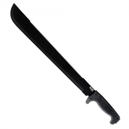SOGfari Machete - 18 inch Sawtooth Blade Black - SOG Speciality Knives
