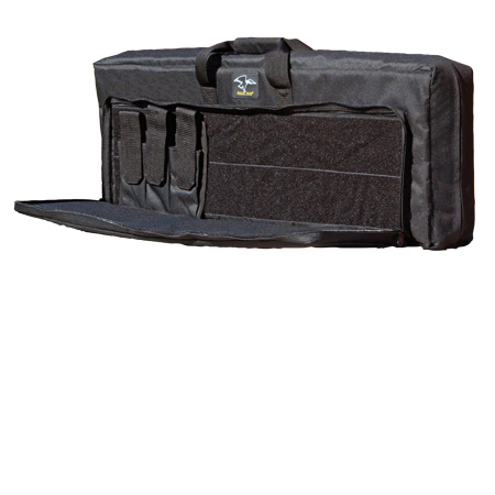 42 Inch Double Discreet Square Carry Rifle Case - Black - Galati Gear