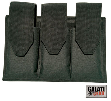 Magazine Pouch Three Pocket - Velcro Hook Loop System - Galati Gear