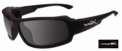 Airborne Gloss Black Sunglasses - Wiley X Eyewear