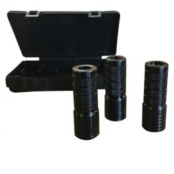 **.410 External Choke Tube 3 Piece Set with Case - Black - International Firearm Corporation