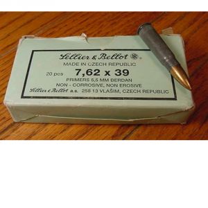 Sellier & Bellot - 7.62 x 39 Ammunition - 20 Per Box