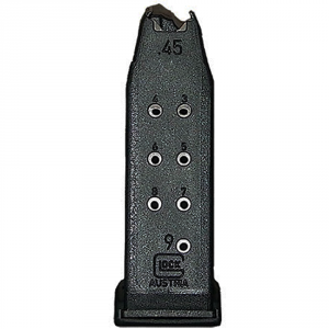 Glock 30 .45 ACP 9 Round Factory Magazine - Black