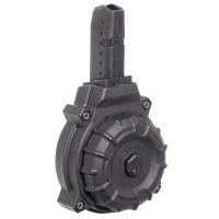 AR-15 PCC 9mm Glock Style 50 Round Drum - Black - ProMag Archangel