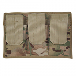 Magazine Pouch Three Pocket - Hook and Loop Backing Multi Camo - Galati Gear
