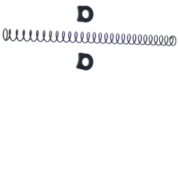 1911 .45 ACP Standard Recoil Spring Two Buffers - John Masen Black Warrior