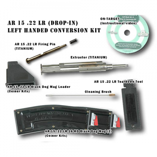 .22+LR+Drop-In+Conversion+Kit+-+Left-Hand+AR15+-+26rd+Mag+-+Christie