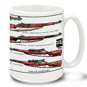 **M1 Garand Weapons of the World Coffee Cup Mug