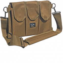 Shoulder Magazine Pouch - 20 to 30 round Mags - 6 Pocket - Coyote Brown - Galati Gear