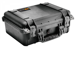 Pelican 1450 Hard Gun Case Black and Pick N Pluck Foam - 16 x 13 x 6.8