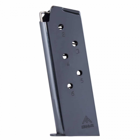 Mec-Gar+1911+Officer+Compact+.45+ACP+6+Round+Magazine+-+Blued