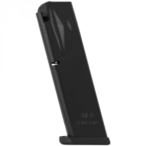 Mec-Gar Beretta 92 M9 Series 9mm 18 Round Magazine - Black
