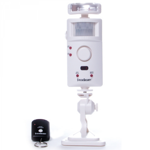 Motion Detector Alarm with Strobe Light and Door Chime - PS Products