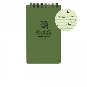 Waterproof Tactical Pocket Notebook - Olive Drab - Rite In The Rain