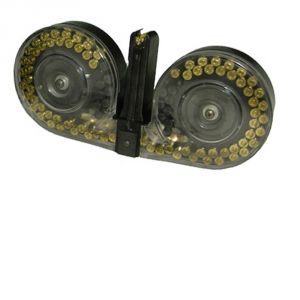 **HK G33 53 C-MAG Beta 100 Round Magazine Drum System  - Clear Cover