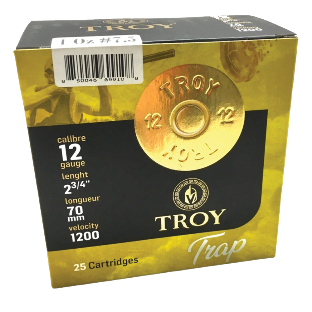 Troy 12 Gauge 25 Rounds Trap Ammunition available at Galati International