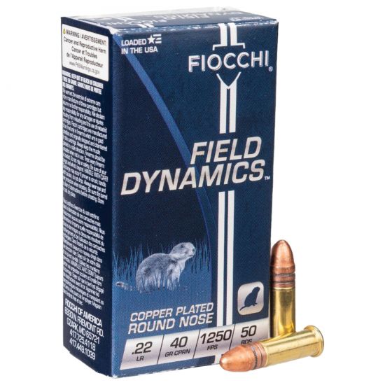 Fiocchi+Rimfire+.22+LR+40+Grain+Copper+Ammunition+-Plated+50+Round+Box