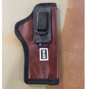 Leather in the Pants Holster for 9mm .45 with Belt Clip - Ace Case