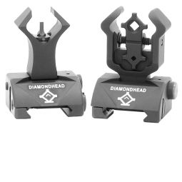 Diamondhead Combat Sight System for All AR15 M4 Variants - Rear and Front Sight