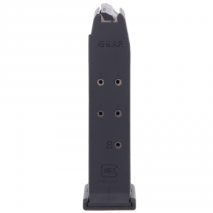 Glock 38 .45 GAP 8 Round Factory Magazine - Black