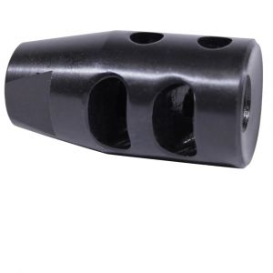 AR 9mm Compact Multi Port Steel Compensator 1/2 x 36 Thread - GunTec