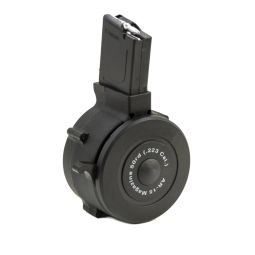 AR-15 50rd Drum Magazine .223 5.56 Black - RWB