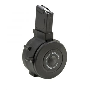 AR-15 50rd Drum Magazine .223 5.56 Black - RWB