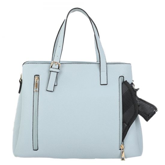 Conceal Carry Purse with Universal Holster - Light Blue - CCW