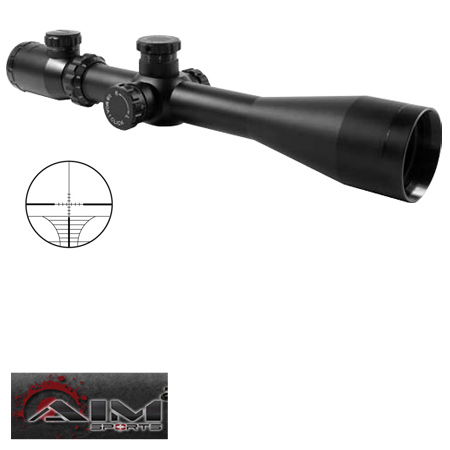3-12x50+Rangefinding+Reticle+Illuminated+Scope+with+Rings+-+Aim+Sports