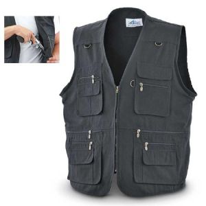 **Tactical Concealment Vest for Handguns - Black - Blue Stone Safety Products