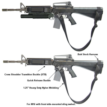 M-16, M-16A1, M-16A2 and M-16A4 variants with M-203 and/or side mounted fro...