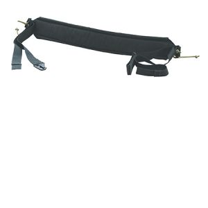 **Black Universal Rifle Sling with Clip