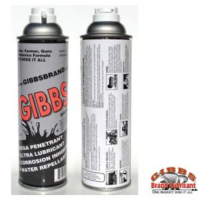 **Gibbs Lubricant 12 oz Spray Can - Gun Oil Cleaning - Media Separations
