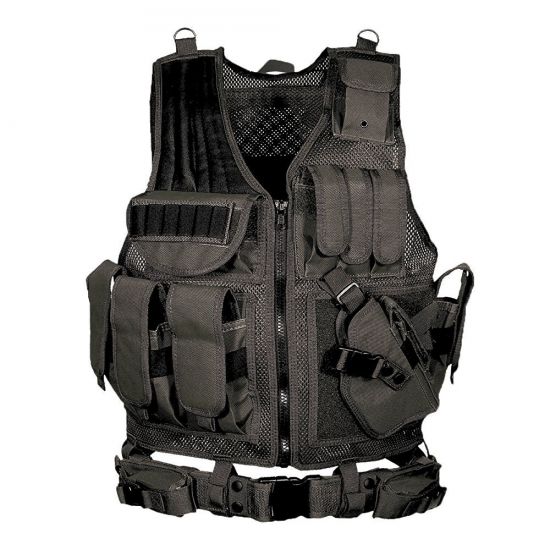 Deluxe+Tactical+Vest+-+Black+Standard+-+Galati+Gear