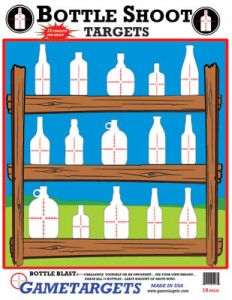 **Bottle Shoot Target 10 Pack - Oversize - GameTarget